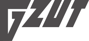 Logo Gliwickich Zakładów Urzadzeń Technicznych w Gliwicach